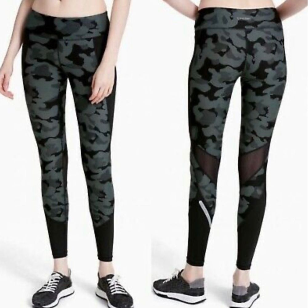 Calvin Klein Performance Mesh Camo Leggings NWOT M